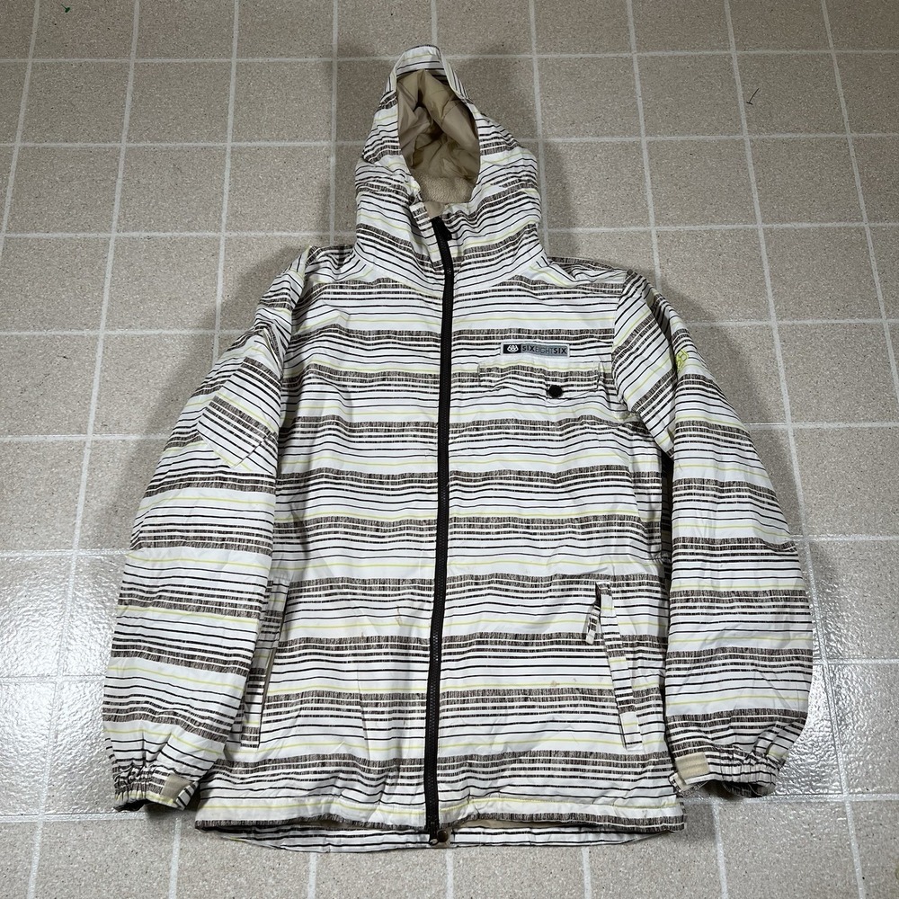 686 Snowboard Jacket Men's M  Full Zip Hooded Infidry 8K Thermal USA